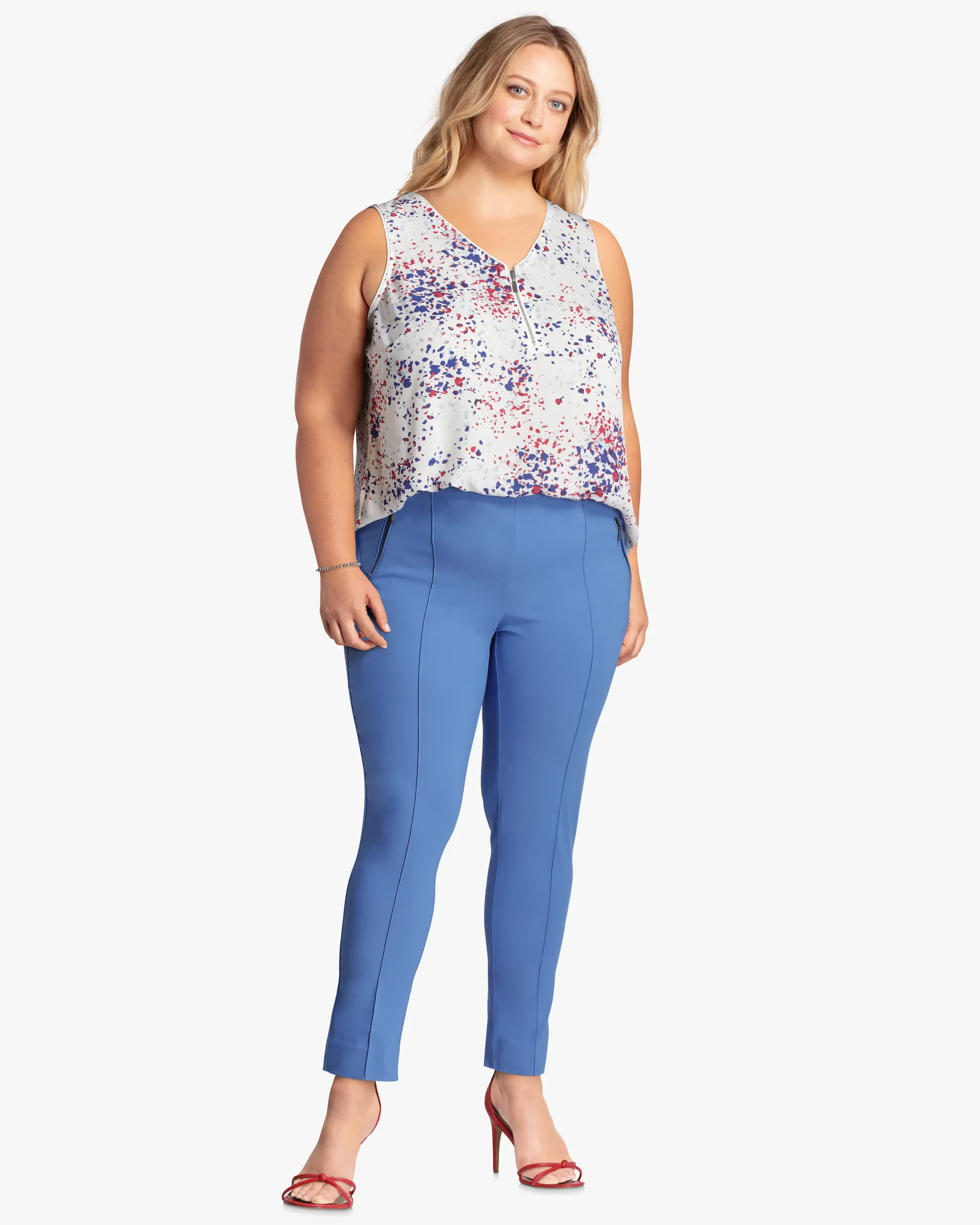 Madrid Pull-On Pants | Light Blue / Light Blue