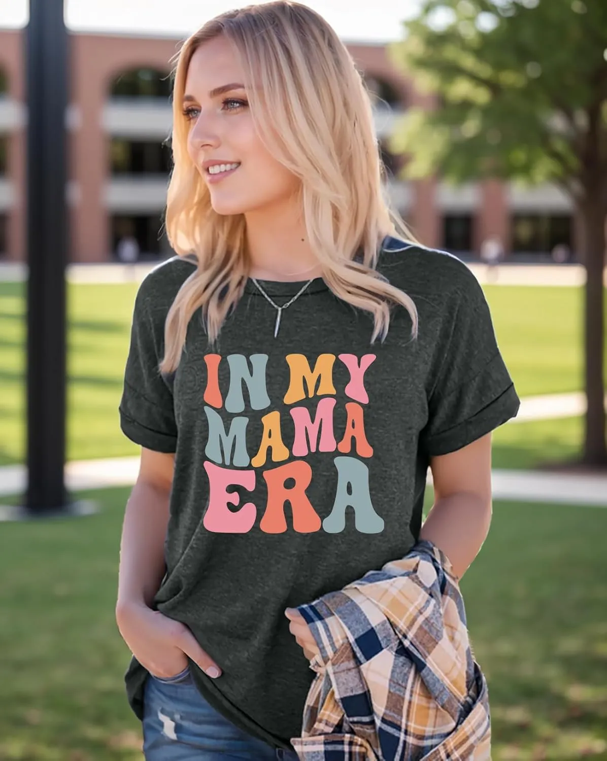 Mama Shirt Women Mama Graphic Tee Funny Mom Letter Print Short Sleeve Tshirt Fashion Summer Tops