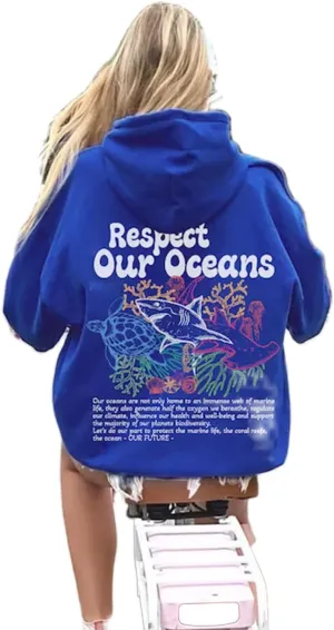Meiweileya Womens Y2k Oversized Cute Preppy Graphic Printed Hoodies Letter Aesthetics Pullover Long Sleeve