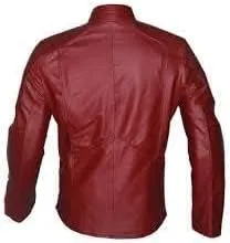 Mens Smallville Clark Kent Tom Welling Genuine Leather Superhero Jacket.