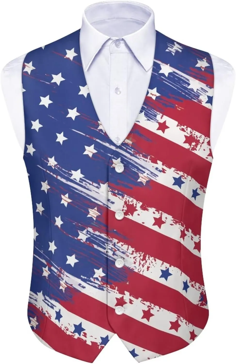 Men's Suit Vests Casual Formal Dress Vest Business Slim Fit Waistcoat Vest for Suits Tuxedo with Back Strap S-4XL