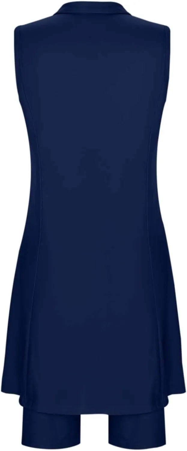Mini Dresses for Women,2025 Summer V-Neck a Line Dresses Vintage Sleeveless Beach Sundress Casual Loose Boho Dress