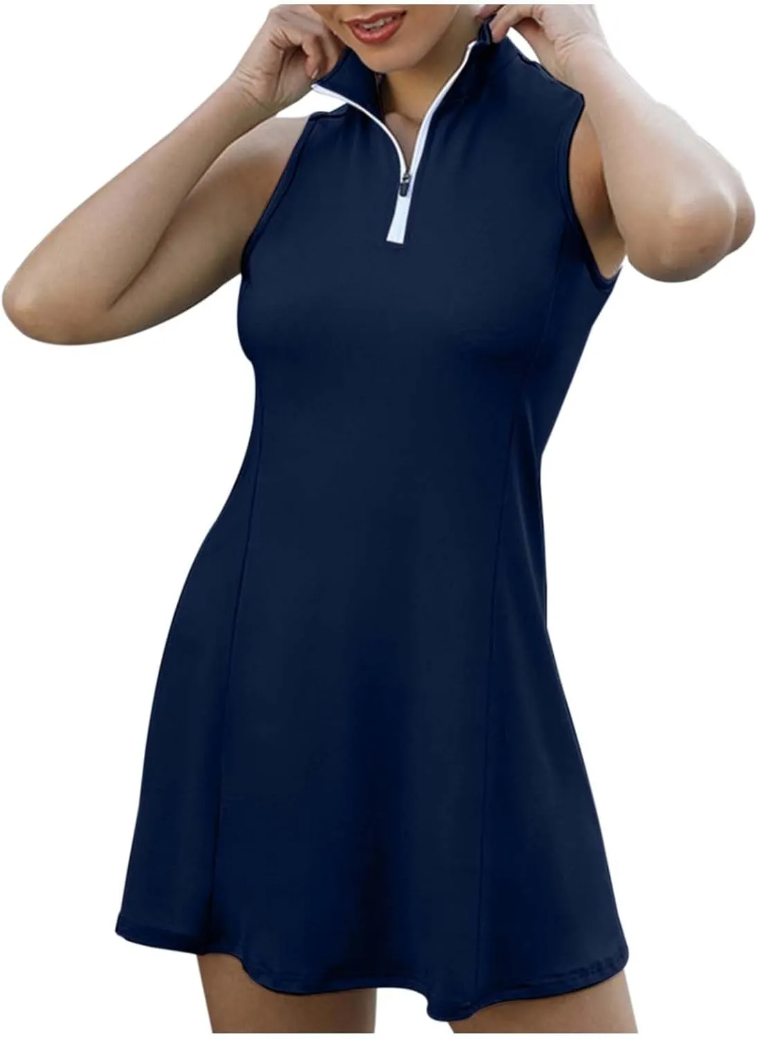 Mini Dresses for Women,2025 Summer V-Neck a Line Dresses Vintage Sleeveless Beach Sundress Casual Loose Boho Dress
