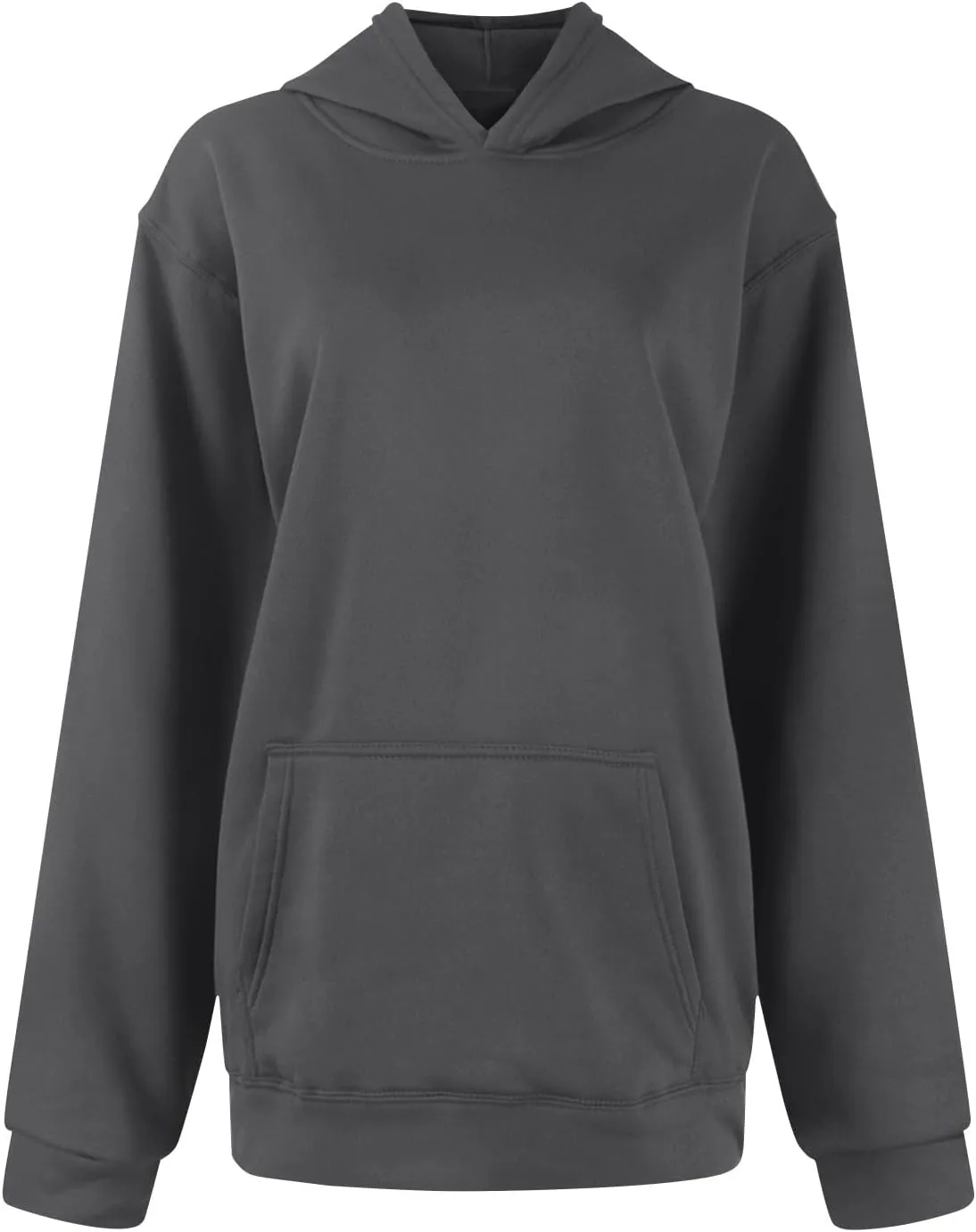Oversized Hoodie for Women Fleece Sweatshirt with Kangaroo Pockets Long Sleeve Sweaters Pullover Fall Preppy Clothes