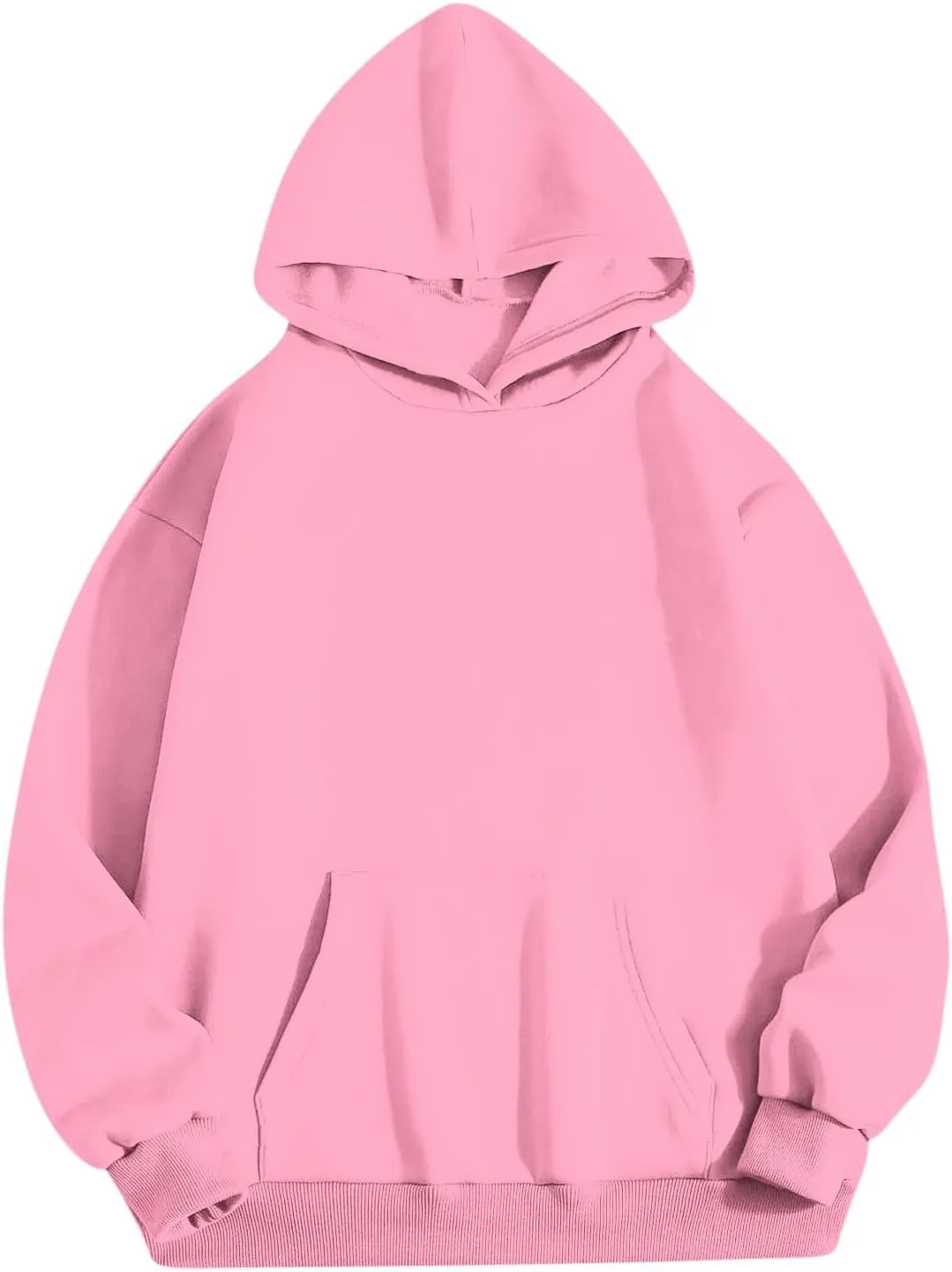 Oversized Hoodies for Women 2024 Stylish Baggy Solid Basic Pullover Sweatshirts Casual Outdoor Comfy Soft Fall Outfit