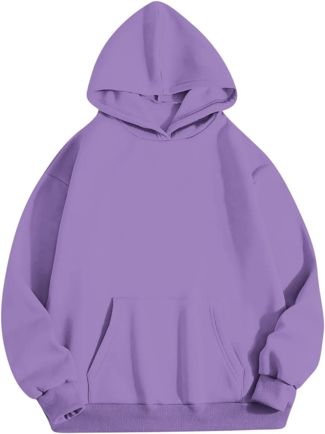 Oversized Hoodies for Women 2024 Stylish Baggy Solid Basic Pullover Sweatshirts Casual Outdoor Comfy Soft Fall Outfit
