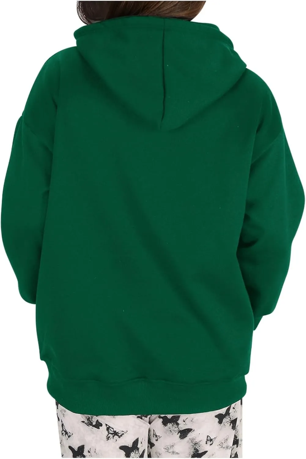 Oversized Hoodies for Women 2024 Stylish Baggy Solid Basic Pullover Sweatshirts Casual Outdoor Comfy Soft Fall Outfit