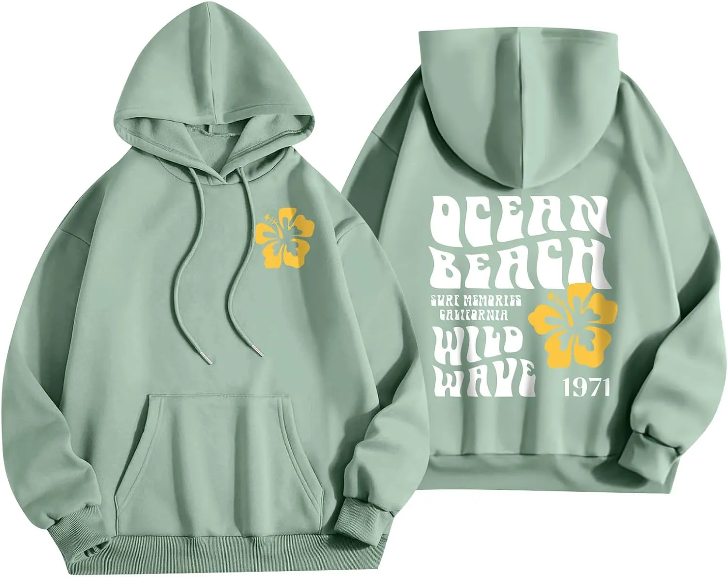 Palm Puff Hoodie Hoodies for Women Teen Girls Long Sleeve Casual Graphic Hoodies Drawstring Oversized Hoodies