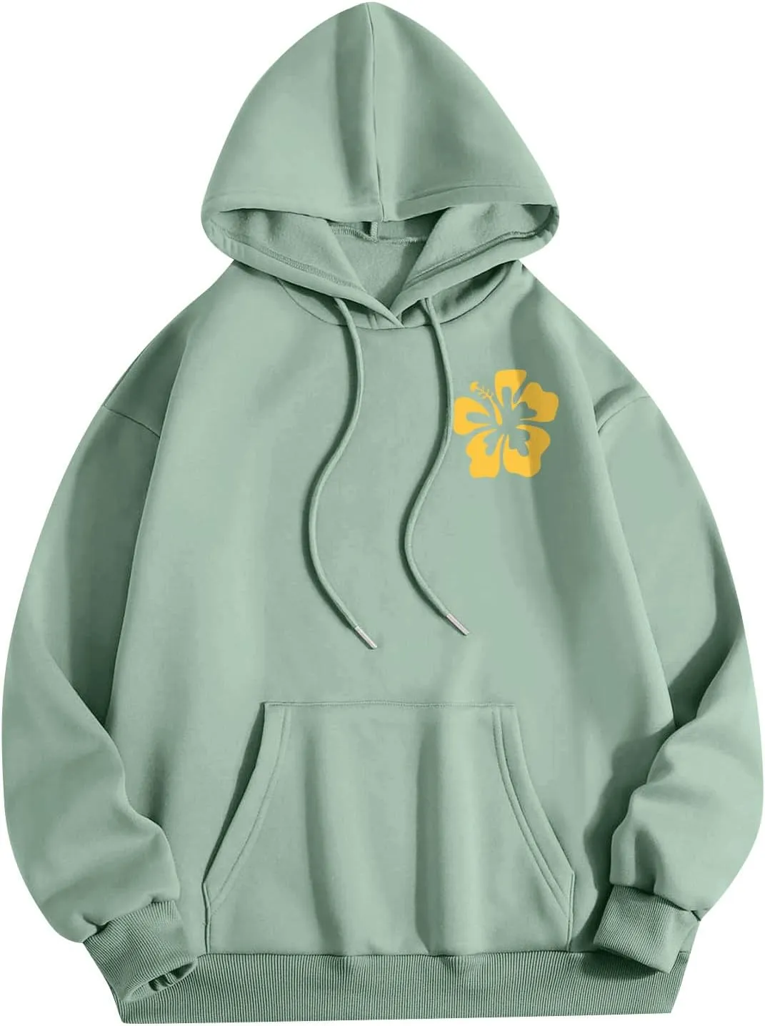 Palm Puff Hoodie Hoodies for Women Teen Girls Long Sleeve Casual Graphic Hoodies Drawstring Oversized Hoodies