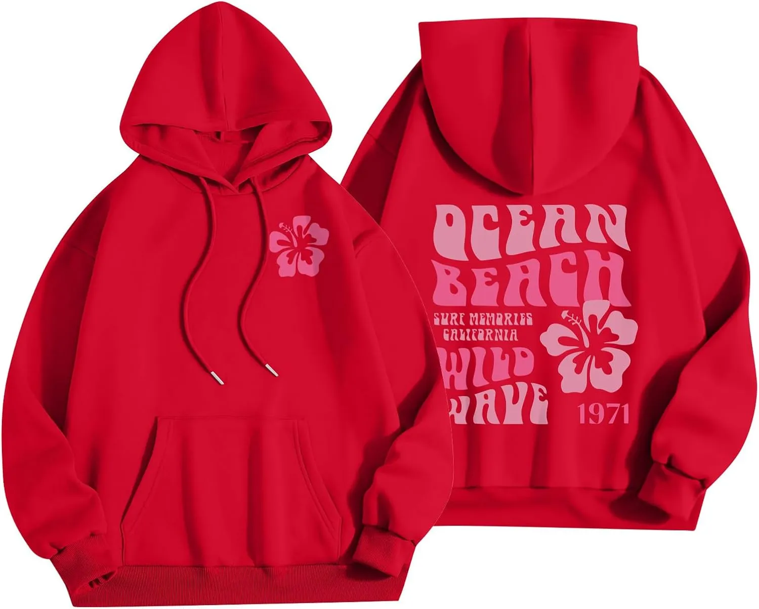 Palm Puff Hoodie Hoodies for Women Teen Girls Long Sleeve Casual Graphic Hoodies Drawstring Oversized Hoodies
