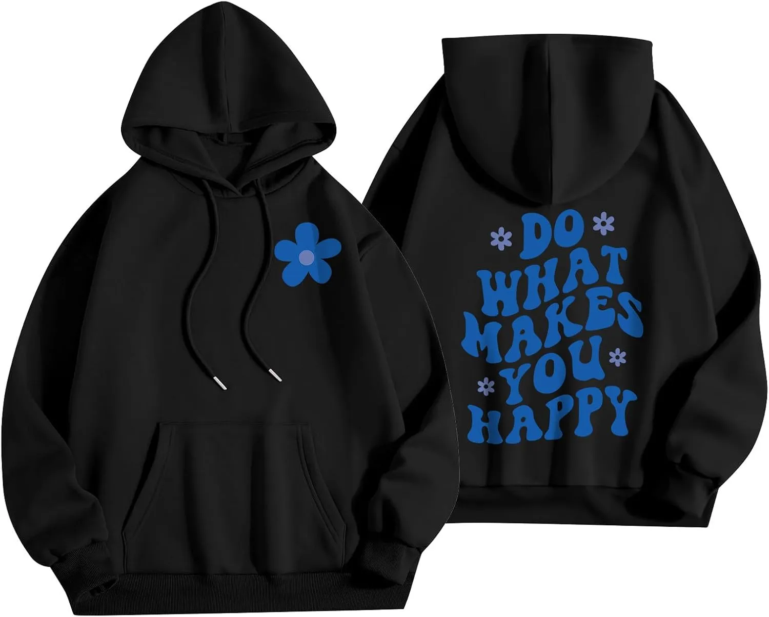 Palm Puff Hoodie Hoodies for Women Teen Girls Long Sleeve Casual Graphic Hoodies Drawstring Oversized Hoodies