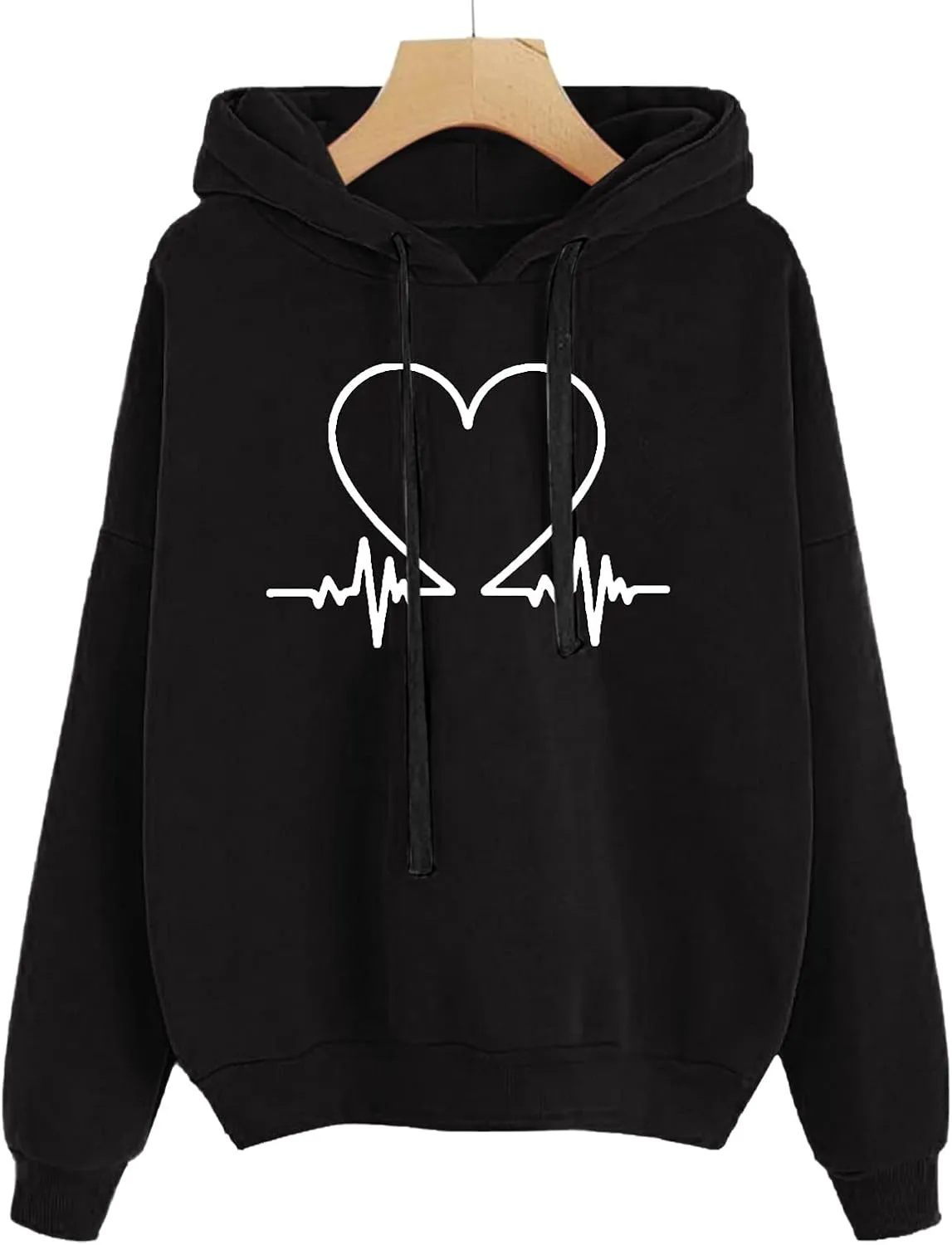 PTOLOCIF Women Oversized Hoodies Lightweight Cute Sweatshirts Pullover Fleece Sweaters 2024 Trendy Fall Outfits Y2k Clothes