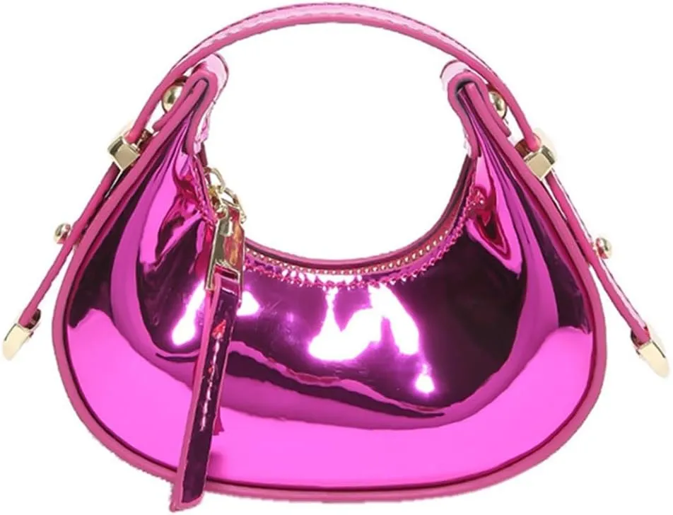 PU 1eather Evening Bag for Women Elegant Purse Evening Handbag Evening Bag Eye-catching Dumplings Bag