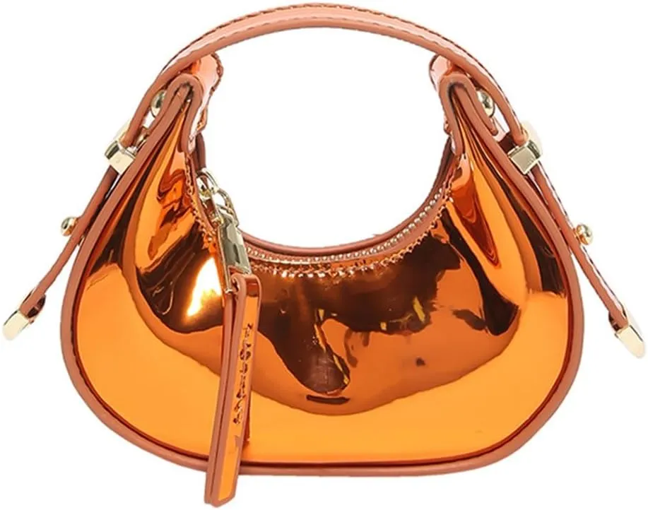 PU 1eather Evening Bag for Women Elegant Purse Evening Handbag Evening Bag Eye-catching Dumplings Bag
