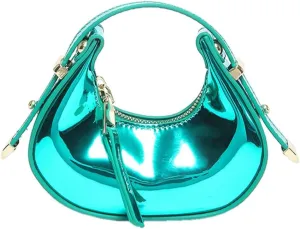 PU 1eather Evening Bag for Women Elegant Purse Evening Handbag Evening Bag Eye-catching Dumplings Bag