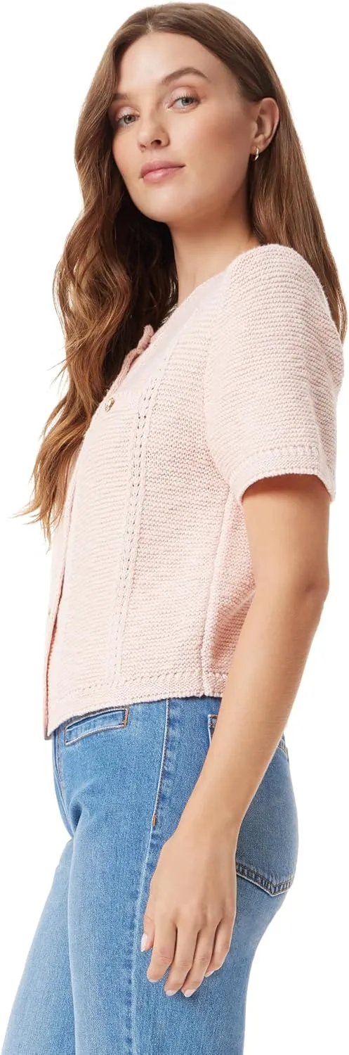 Sam Edelman Women's Colleen Short Sleeve Cardigan Standard