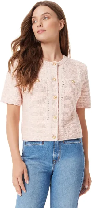 Sam Edelman Women's Colleen Short Sleeve Cardigan Standard