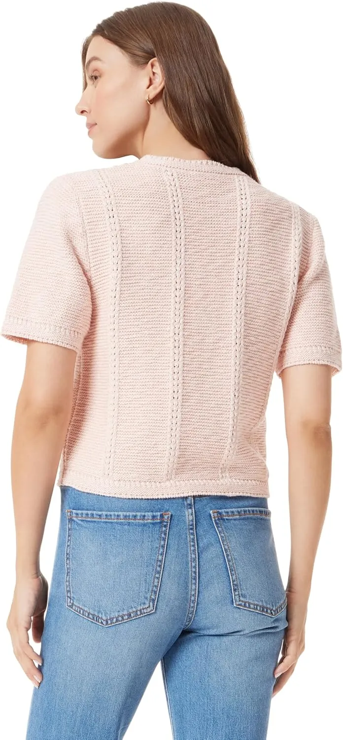 Sam Edelman Women's Colleen Short Sleeve Cardigan Standard
