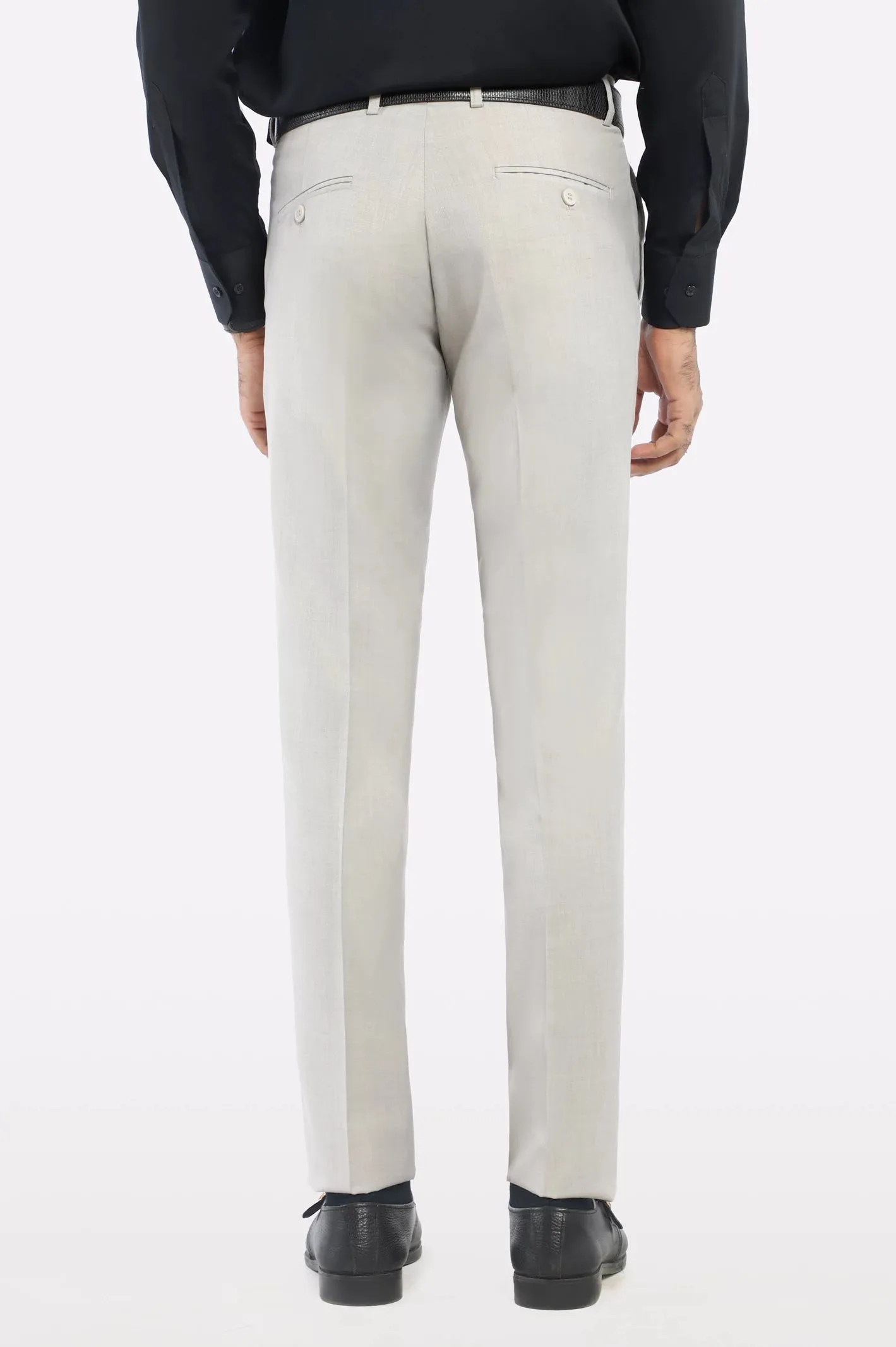 Sand Slim Fit Formal Trouser