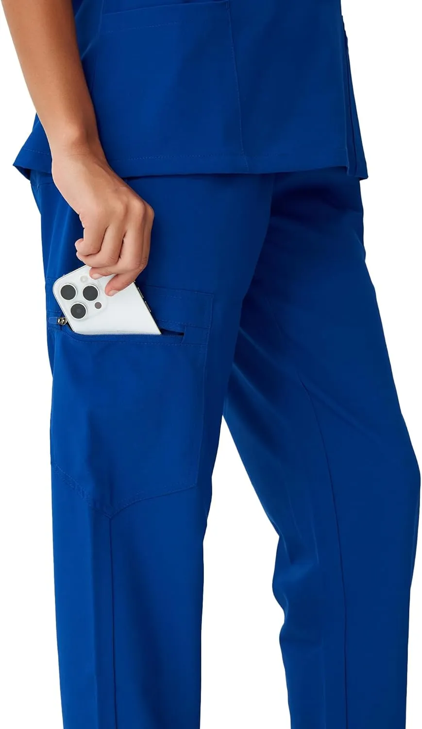 Scrubs for Women, Stretchy Yoga Pants with 5 Pockets, Cargo Jogger Scrub Pants for Women
