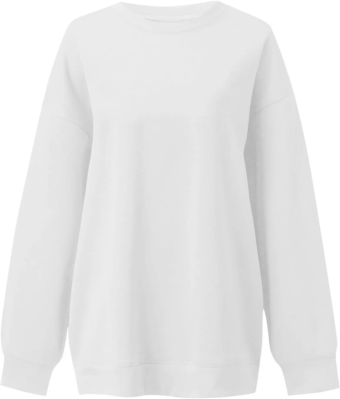 slqdgmryz Crew Neck Sweatshirts Women Oversized Preppy Sweatshirt Loose Fit Long Sleeve Fleece Pullover Crewneck Y2k Hoodie