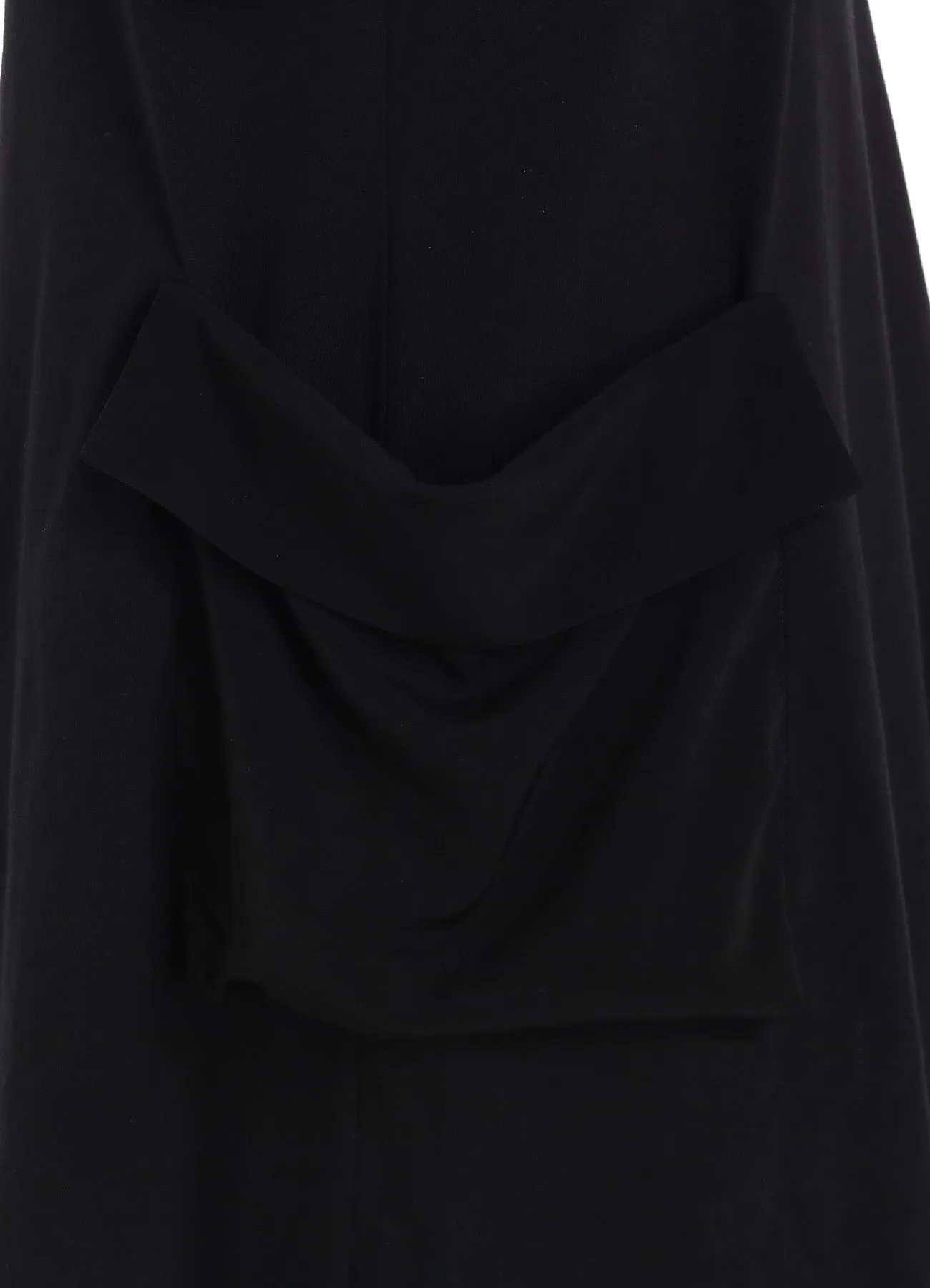 SOFT JERSEY CREPE de CHINE POCKET SIde SLIT KNOT T-SHIRT