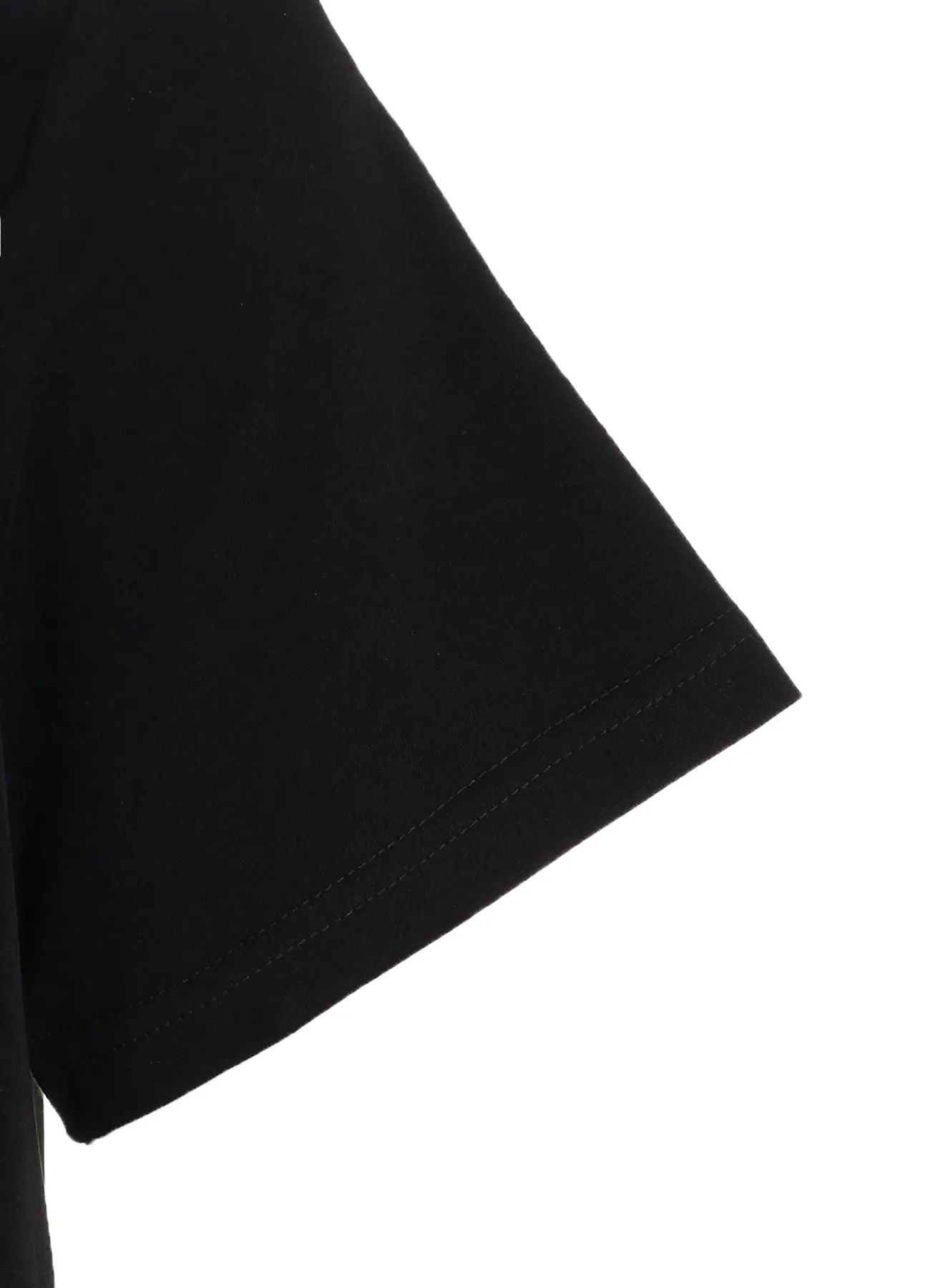 SOFT JERSEY CREPE de CHINE POCKET SIde SLIT KNOT T-SHIRT