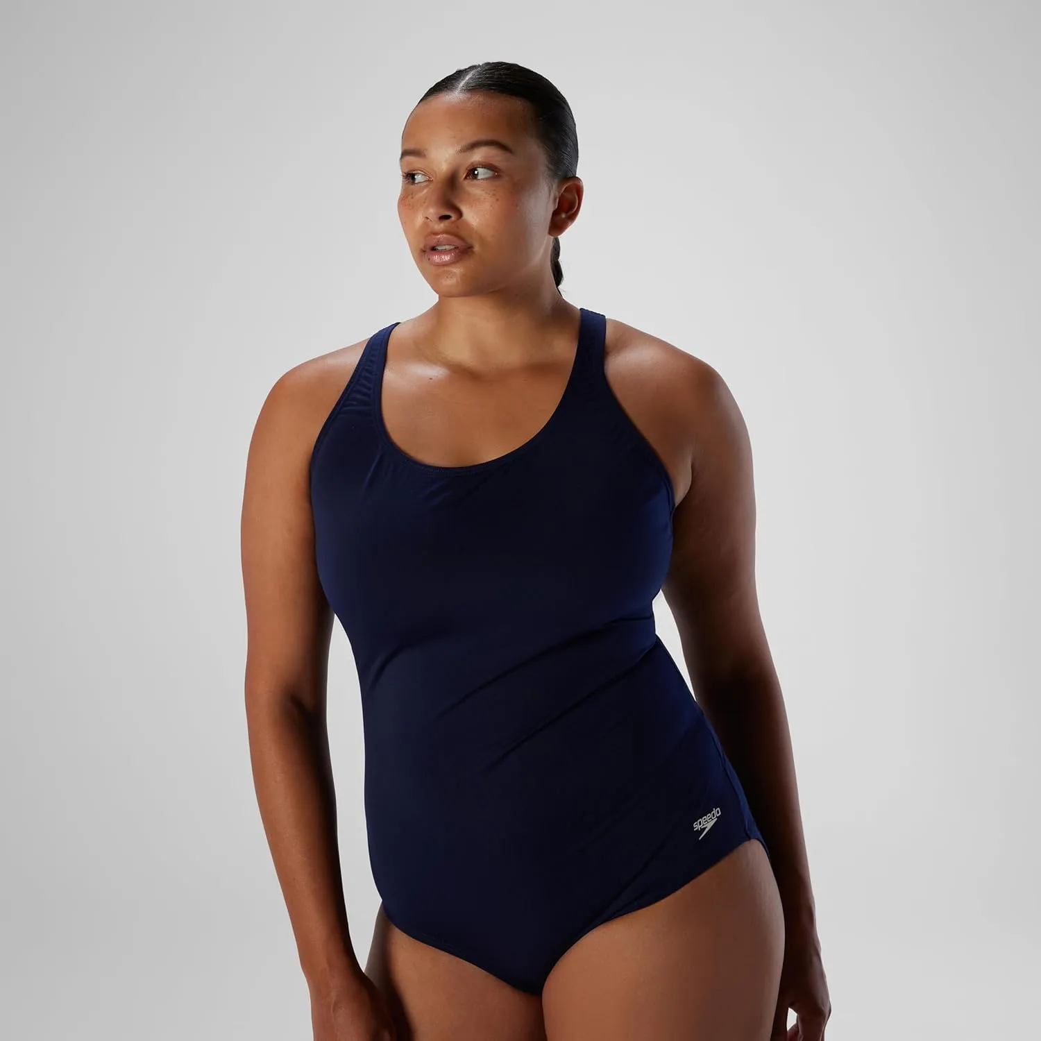 Speedo Women's Swimsuit One Piece Endurance Ultraback Solid Contemporary Cut