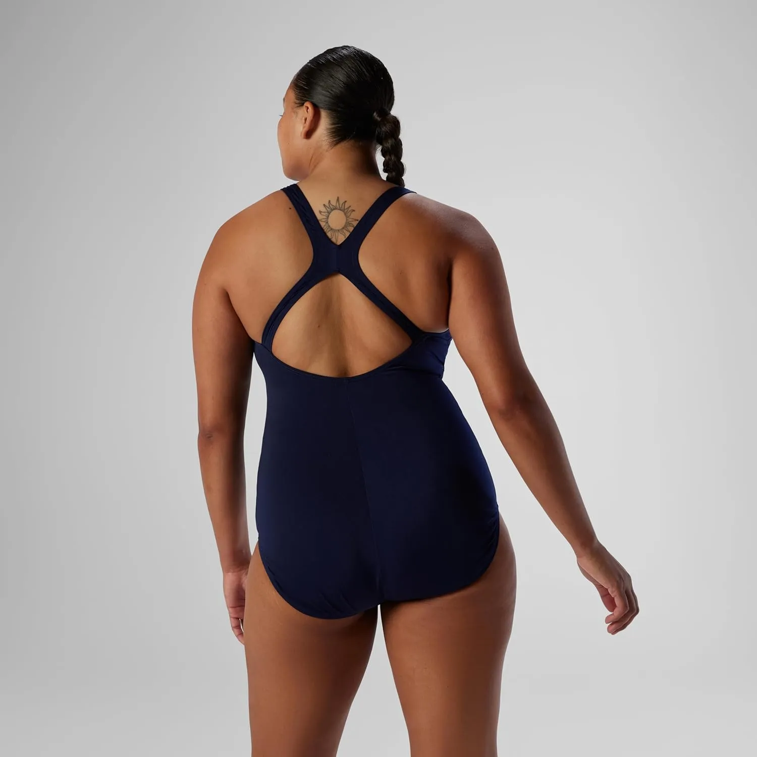 Speedo Women's Swimsuit One Piece Endurance Ultraback Solid Contemporary Cut