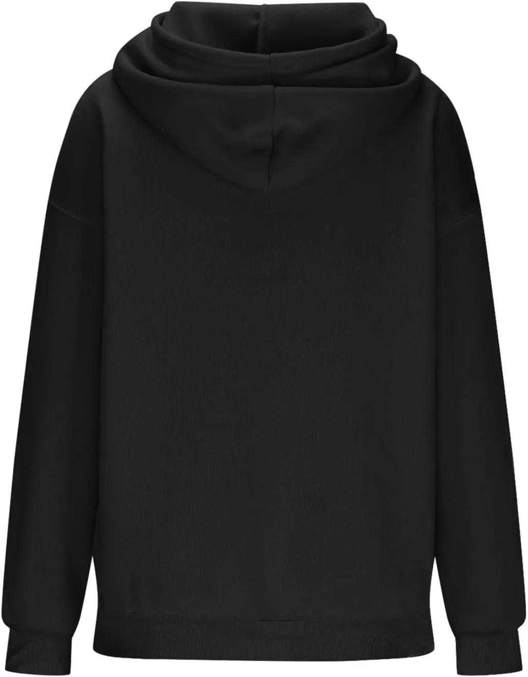 Women Oversized Hoodie Fleece Plain Plus Size Sweatshirts with Pocket Drawstring Workout Pullover Sweaters Tops