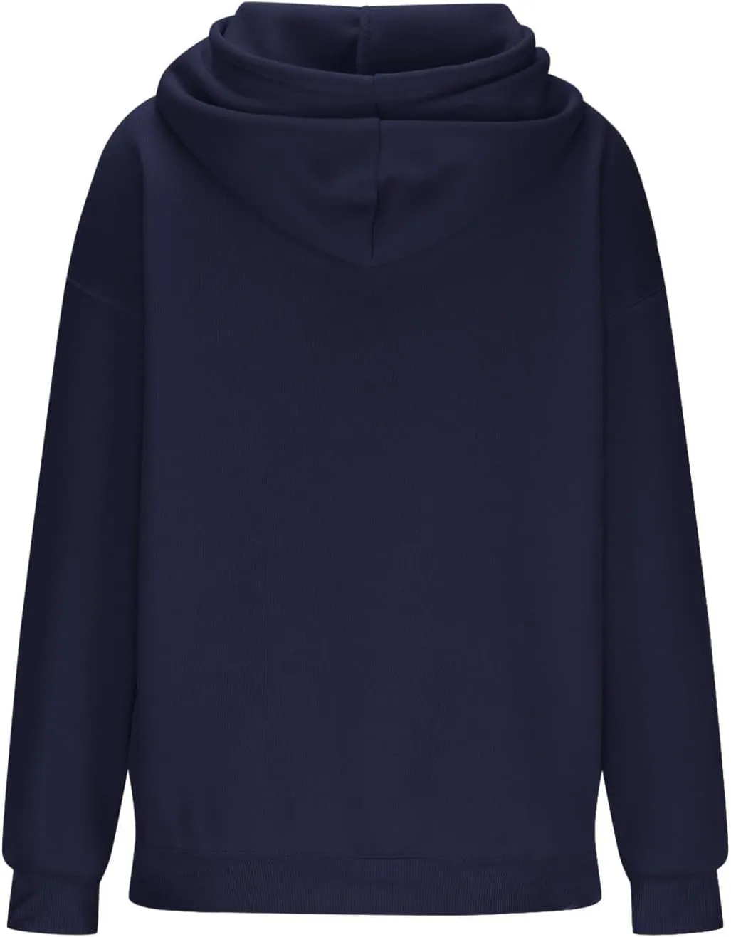 Women Oversized Hoodie Fleece Plain Plus Size Sweatshirts with Pocket Drawstring Workout Pullover Sweaters Tops
