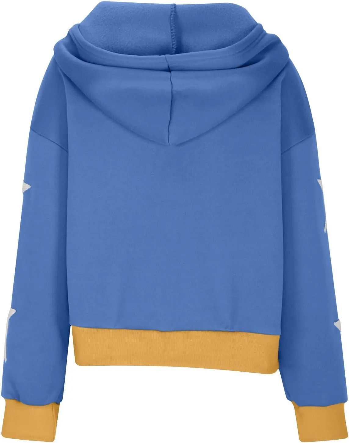 Womens Cropped Oversized Hoodies Long Sleeve Half Zip Pullover Sweatshirts 2024 Fashion Outfits Cute Y2K Clothes