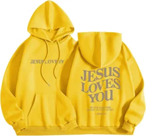 Womens Hoodies Oversized Casual Sweatshirt Cute Y2K Long Sleeve Pullover with Drawstring Preppy Teen Girls Workout
