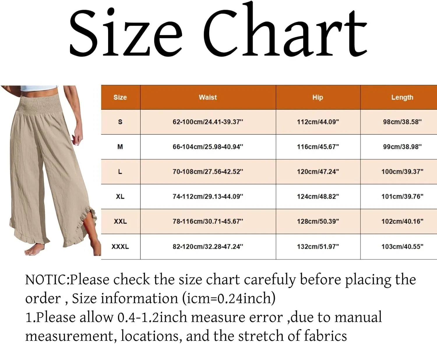 Womens Linen Pants 2025 Summer Wide Leg Elastic High Waist Pants with Pocket Flowy Casual Vocation Beach Trousers