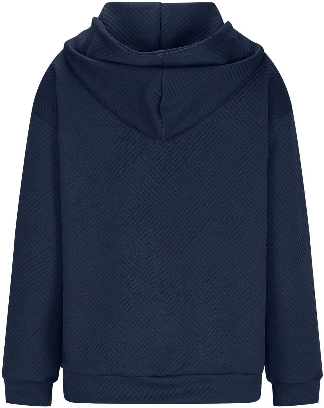 Womens Oversized Hoodie Jacket Fall Fashion 2024 Zip Up Long Sleeve Textured Hooded Sweatshirt Lightweight Jackets