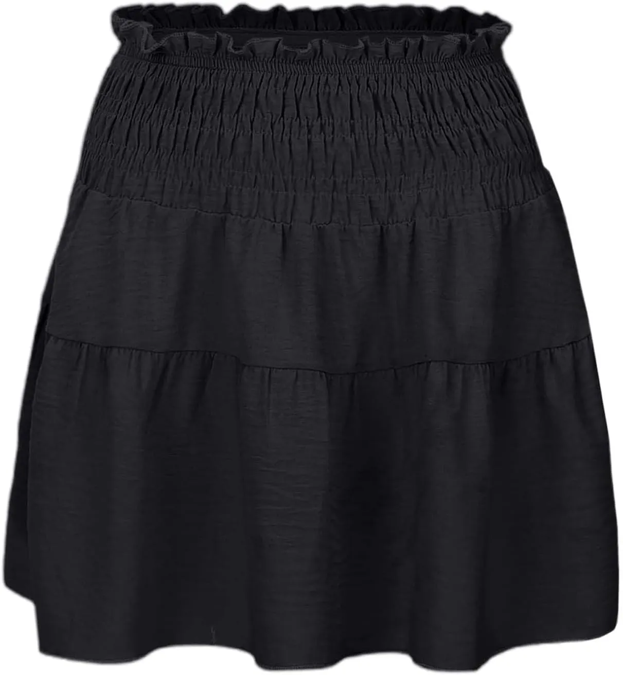 Women's Skirt Flowy A-Line Skirts High Waisted Peplum Mini Dress Summer Casual Y2K Pleated Cute Dress 2025 Fashion