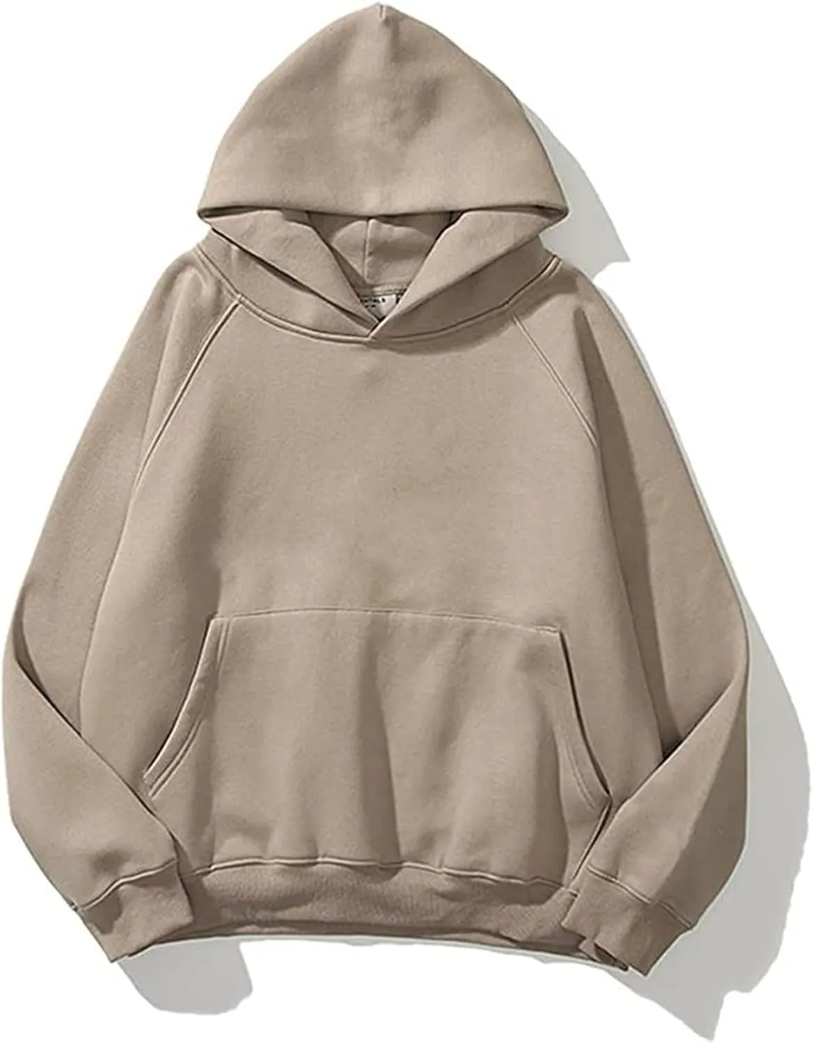 Womens Solid Basic Hoodies Fleece Hooded Sweatshirts Long Sleeve Shirts Pullover Fall Fashion Y2K Outfits Clothes Pocket