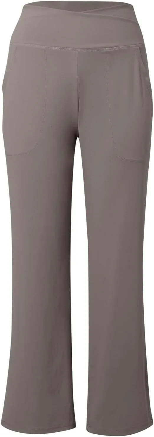Womens Summer Yoga Pants Elastic High Waist Loose Fit Lightweight Quick Dry Casual Jogging Fitness Running Trouser