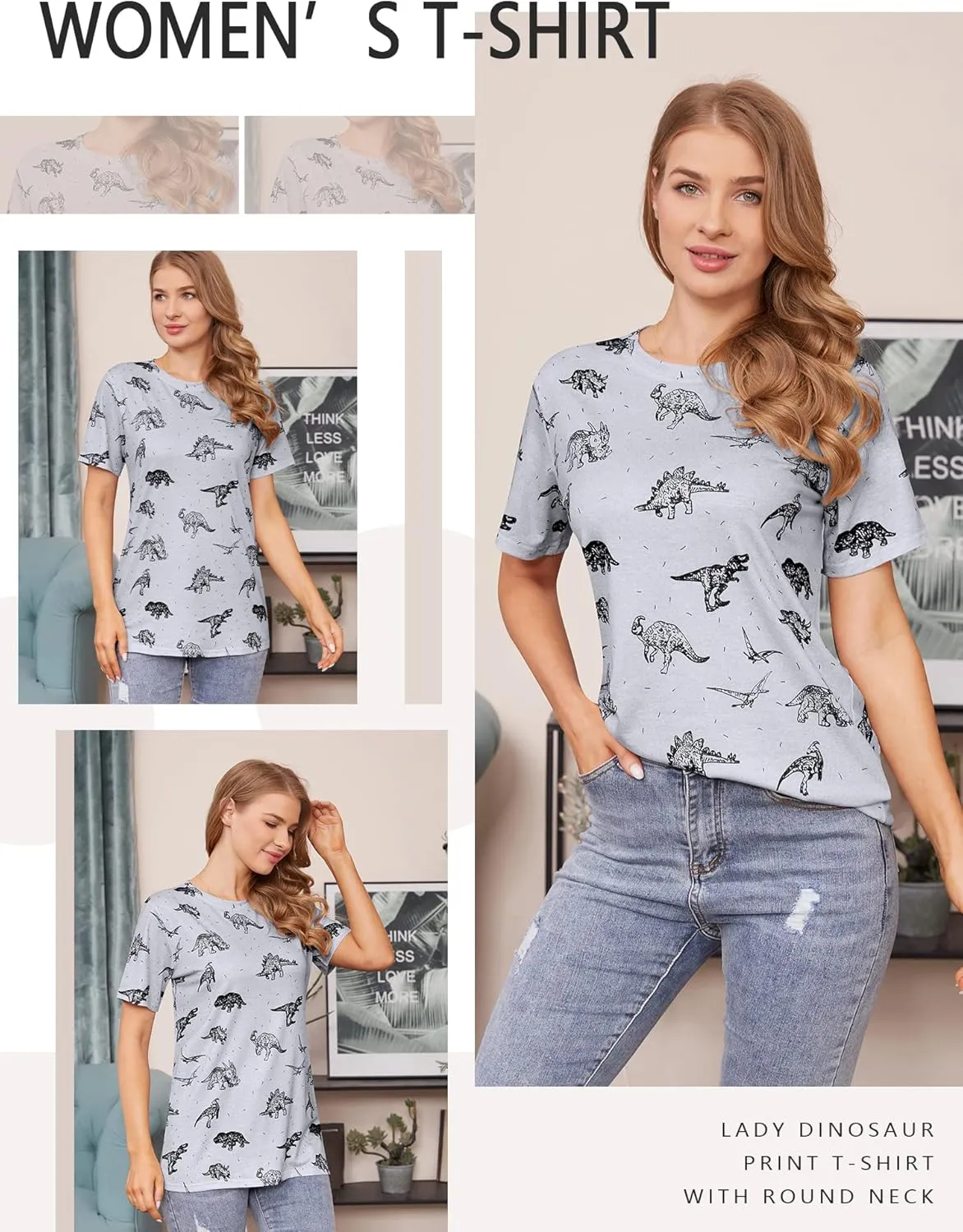 Womens Tie Dye Shirt Short Sleeve Crewneck Casual Loose Cute Tops Color-Block Pullover Sweatshirt